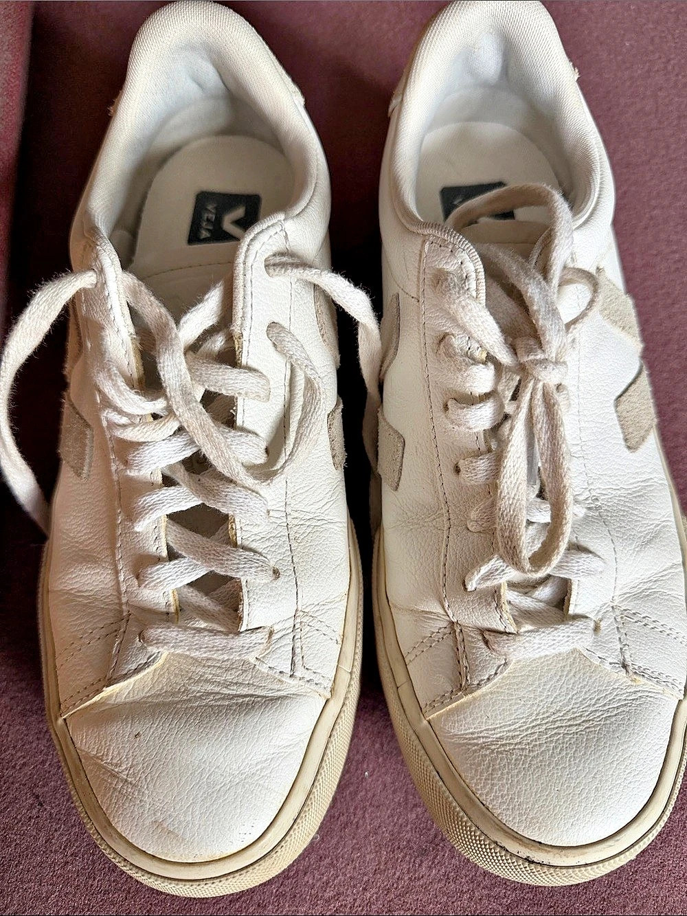 VEJA Campo Leather White Pierre-Bastille Sneakers EU 40